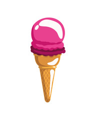 pop art ice cream icon