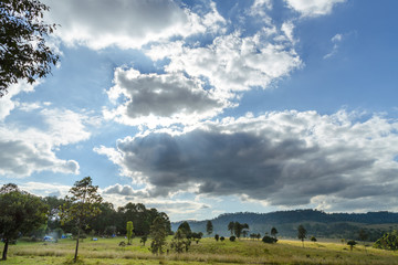 Beautiful landscape of Thung Salaeng Luang National Park, Savanna in National Park of Thailand