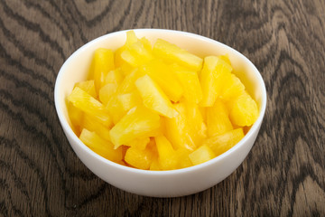 Canned pineapple
