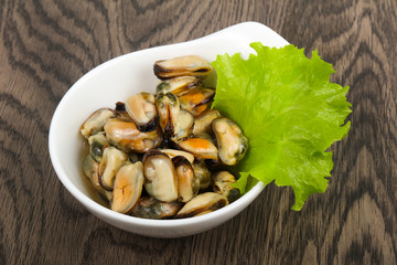 Pickled mussels
