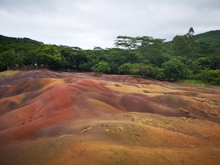 Siebenfarbige Erde Chamarel Mauritius