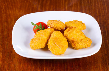 Chicken nuggets heap