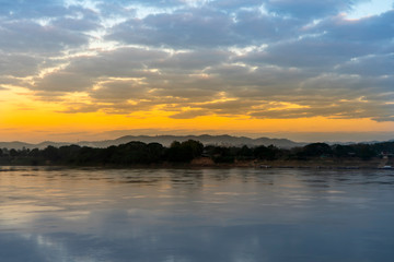 Morning view along the Mekong River.