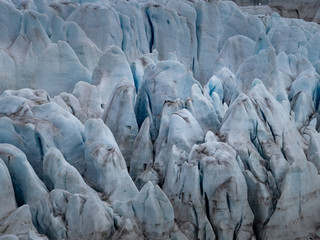 Nordenskiold glacier (Nordenskioldbreen) in Svalbard, Norway