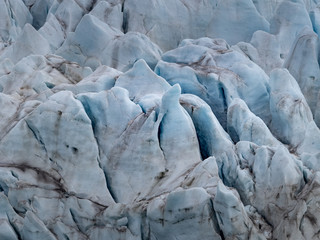 Nordenskiold glacier (Nordenskioldbreen) in Svalbard, Norway