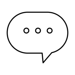 speech bubble message icon