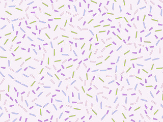 Colorful Abstract Confetti Background Pattern Vector. Memphis seamless seamless pattern with colorful confetti. Colorful bright confetti seamless pattern. Festive vector endless illustration, soft