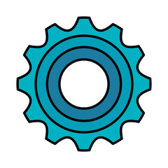 gear machinery isolated icon