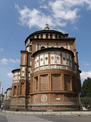 Santa Maria delle Grazie Church in Milan, Italy