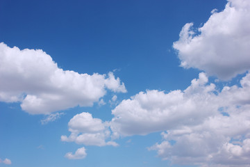 Sky background with clouds