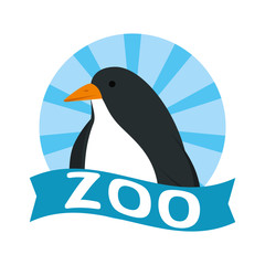 cute penguin bird character