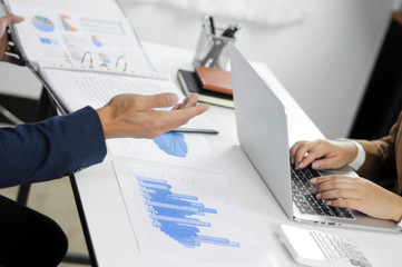 Financial accountant, planner, meeting, business consultation, introduction