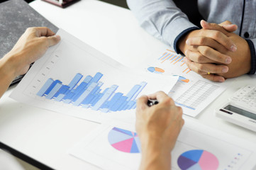 Financial accountant, planner, meeting, business consultation, introduction