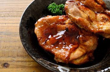 鶏の照り焼き