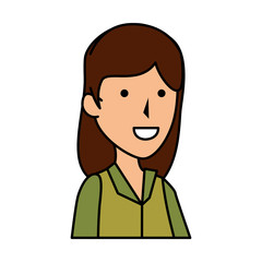 woman worker of zoo character