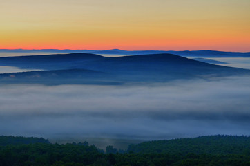 Obraz premium Summer in the Ural mountains is a beautiful and picturesque time