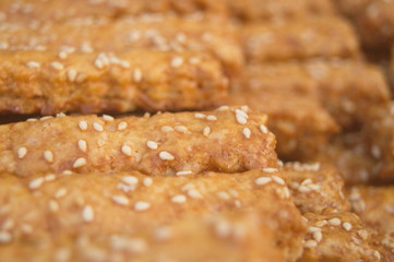 Sesame candy, a traditional Chinese delicacy