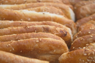 Sesame candy, a traditional Chinese delicacy