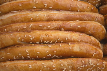 Sesame candy, a traditional Chinese delicacy