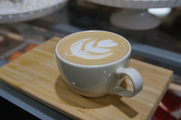 coffee cappuccino latteart tulip