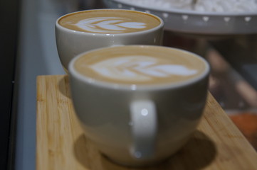 coffee cappuccino latteart rosette