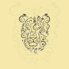 ornament set with animal shape, suitable for use by all companies.