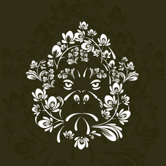 ornament set with animal shape, suitable for use by all companies.