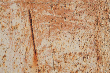 Old rusted metal texture. Painted iron surface. Perfect for background and grunge design.