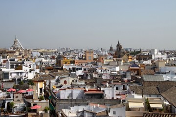  View of Seville from the height of the Cathedral