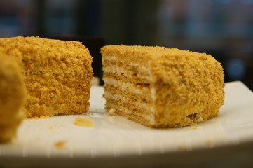 piece of honey cake