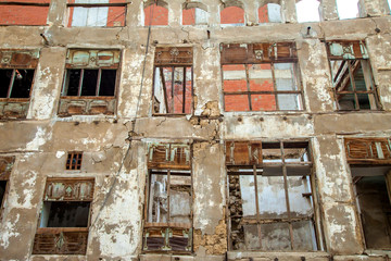Old city in Jeddah Saudi Arabia known as Historical Jeddah. Old and heritage Windows and Doors in Jeddah.Saudi Arabia 