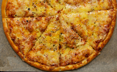 pizza on paper