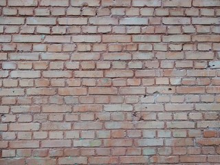 painted old brick wall