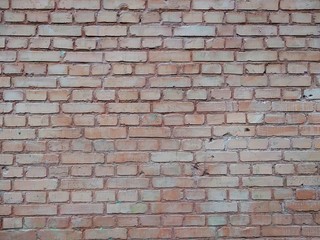 painted old brick wall