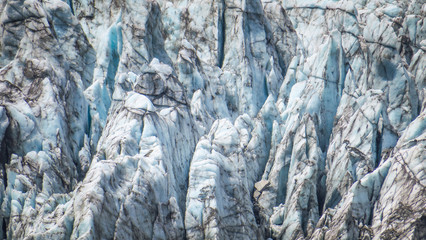 Exploring Fox Glacier on the West Coast Region of New-Zealand