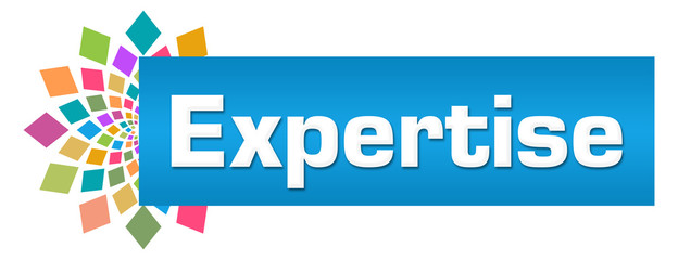 Expertise Colorful Squares Circular Bar 