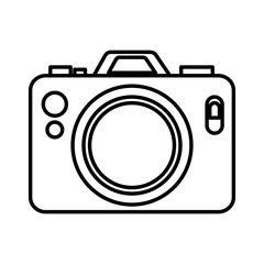 photographic camera isolated icon