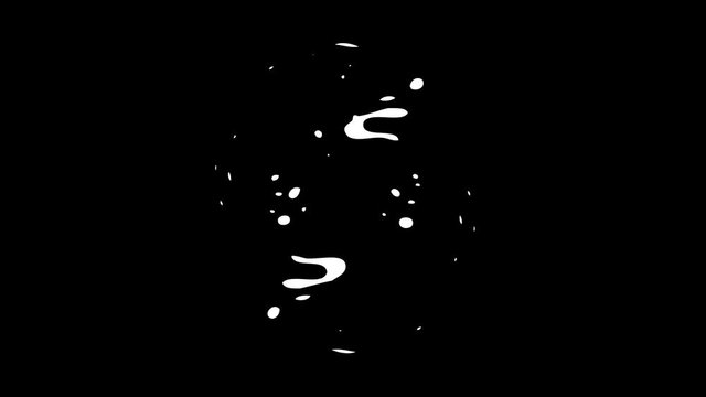 This stock motion graphics pack contains ten hand-drawn liquid elements that you can composite with other graphics. The liquids zoom in straight lines, curve into curls, and spins into a vortex. This