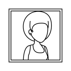 picture of young woman character