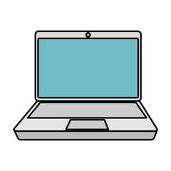 laptop computer isolated icon