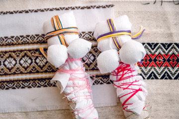 Handmade dolls. Arm. Handwork. Ukrainian style.