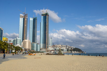 Haeundae beach view
