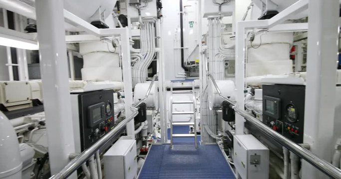 yacht engine room