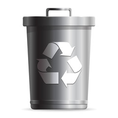 Trash can metal recycle