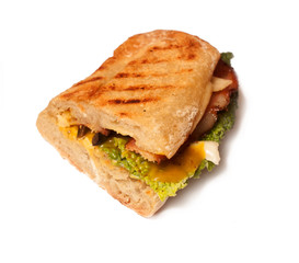 cheese sandwich with lettuce and bacon