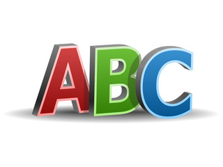 ABC symbol of alphabet icon
