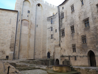 Fototapeta na wymiar Palace of the Popes in Occitan