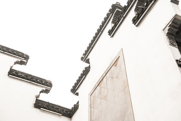 Horse head wall in Huizhou architecture