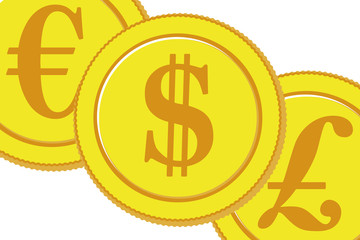 #Background #Vector #Illustration #free #image Make Money $ € ¥ £ Foreign exchange rate rich International currency market Coin World economy investment financial business Global cash finance