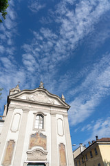Vigevano, italy: historic church